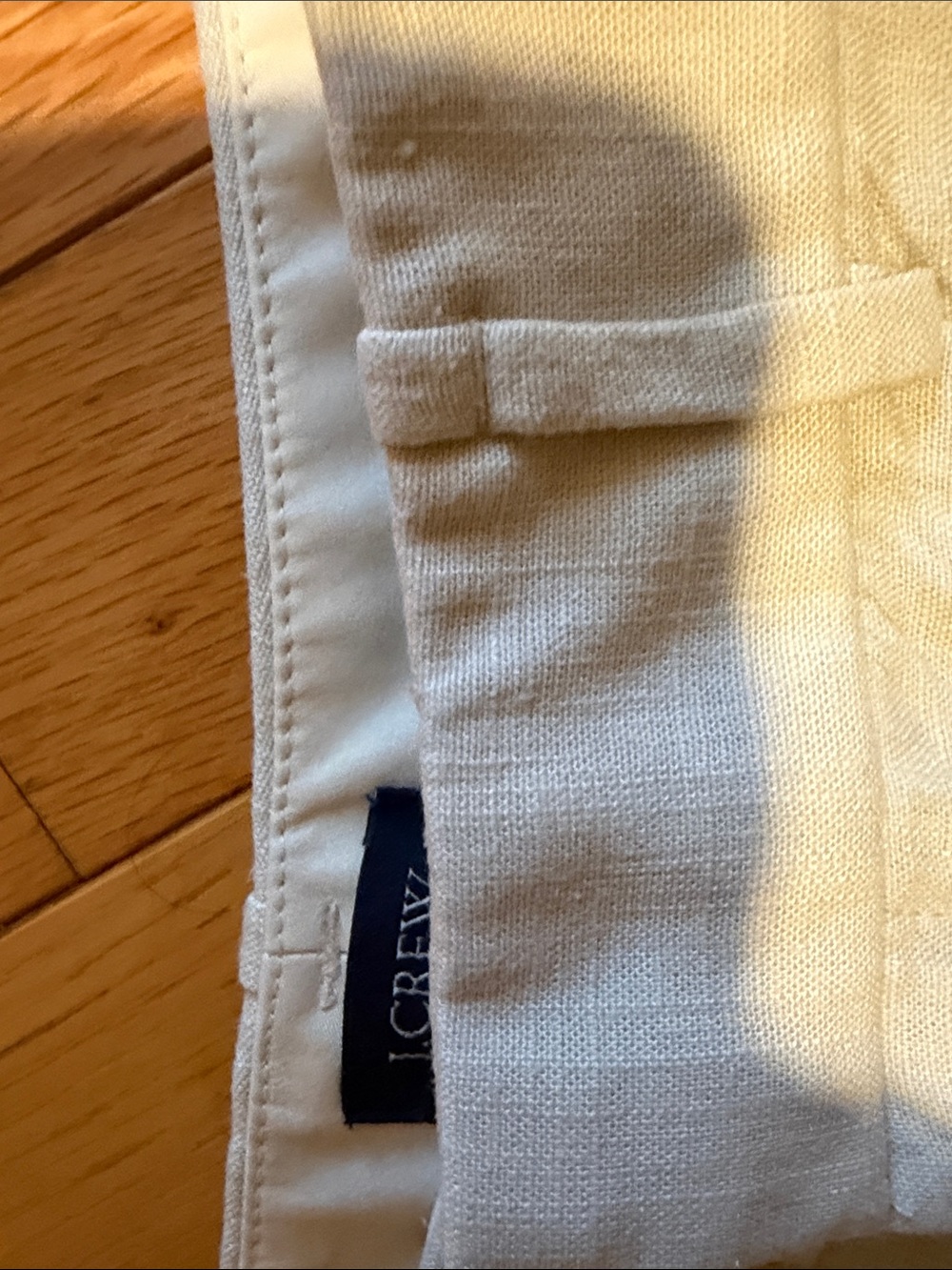 J. Crew Pale Blue High-Rise Linen-Blend Shorts - Picture 2 of 3